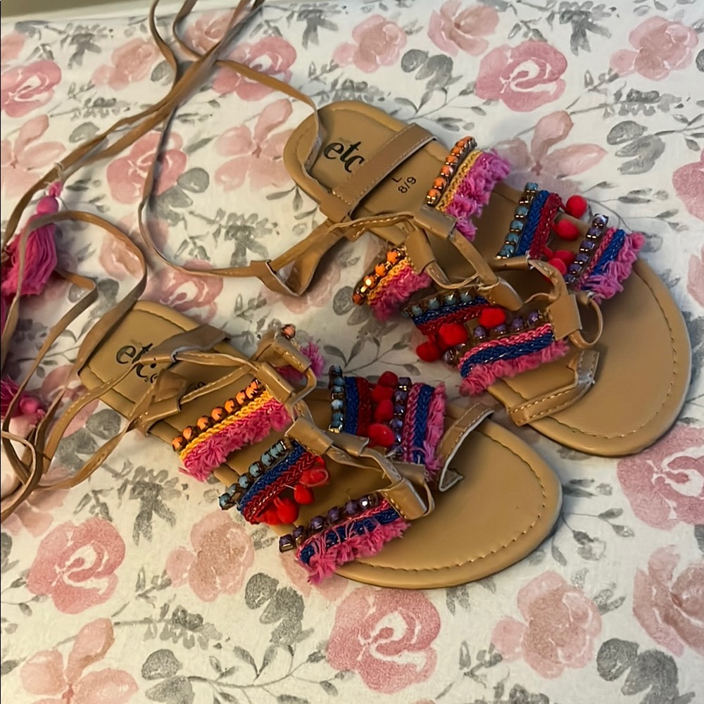 Rue21 Multicolor Boho Sandals